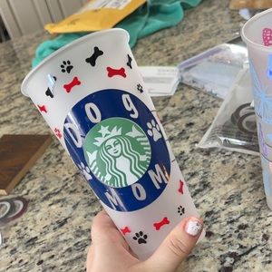 Dog mom Starbucks cup